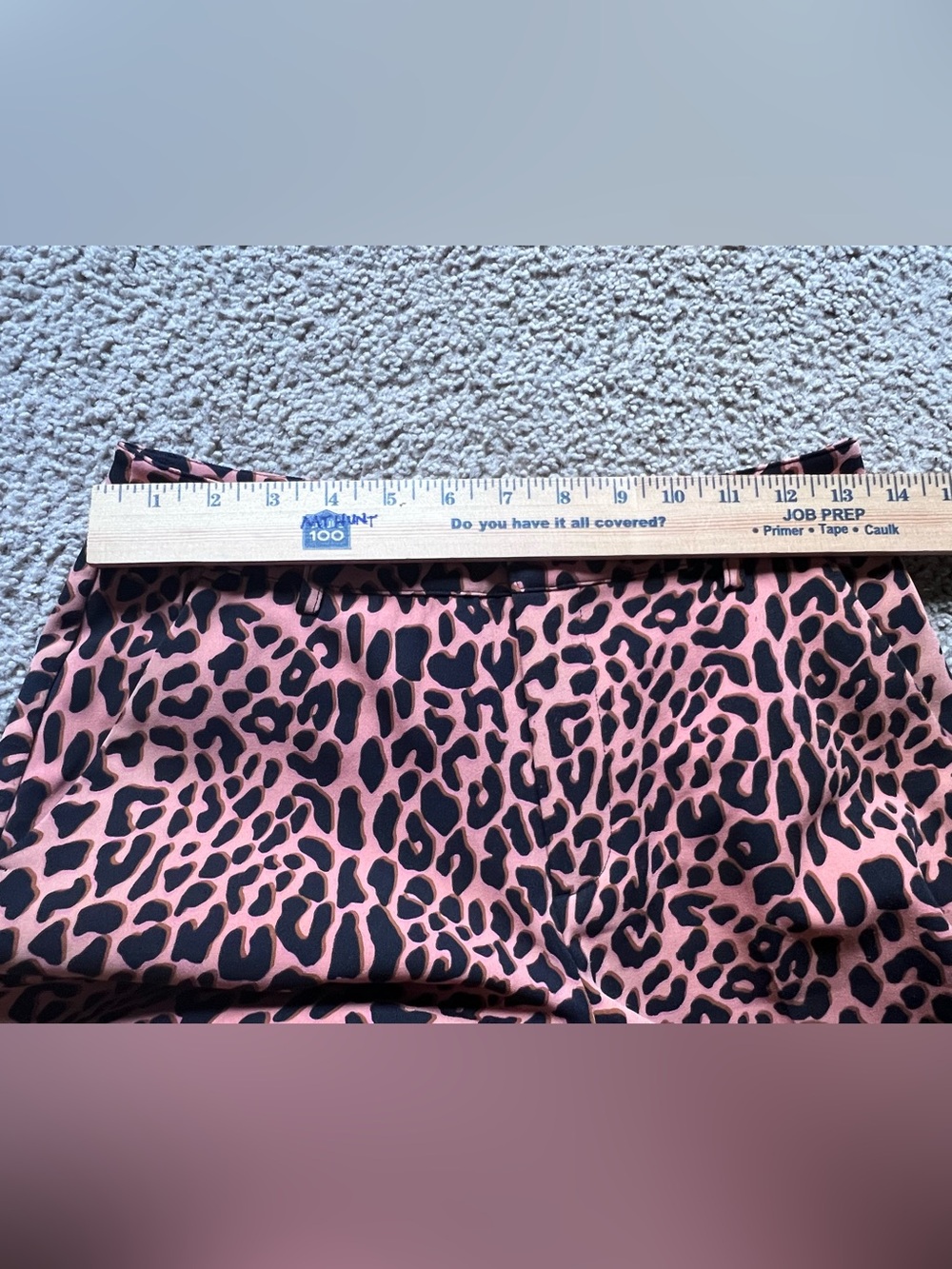 Scotch & Soda Maison Scotch Starwatcher Leopard Print Wide Leg Pants XS - Picture 6 of 14